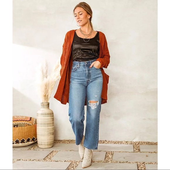 🔥🔥🔥NEW Levi's® Premium RIBCAGE STRAIGHT ANKLE JEANS - Picture 6 of 16